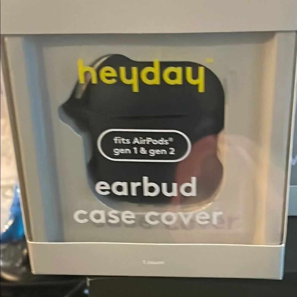 Heyday Black Earbud Cover for Cell Phones